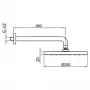 Фото Верхний душ Webert Comfort AC0398015METAL