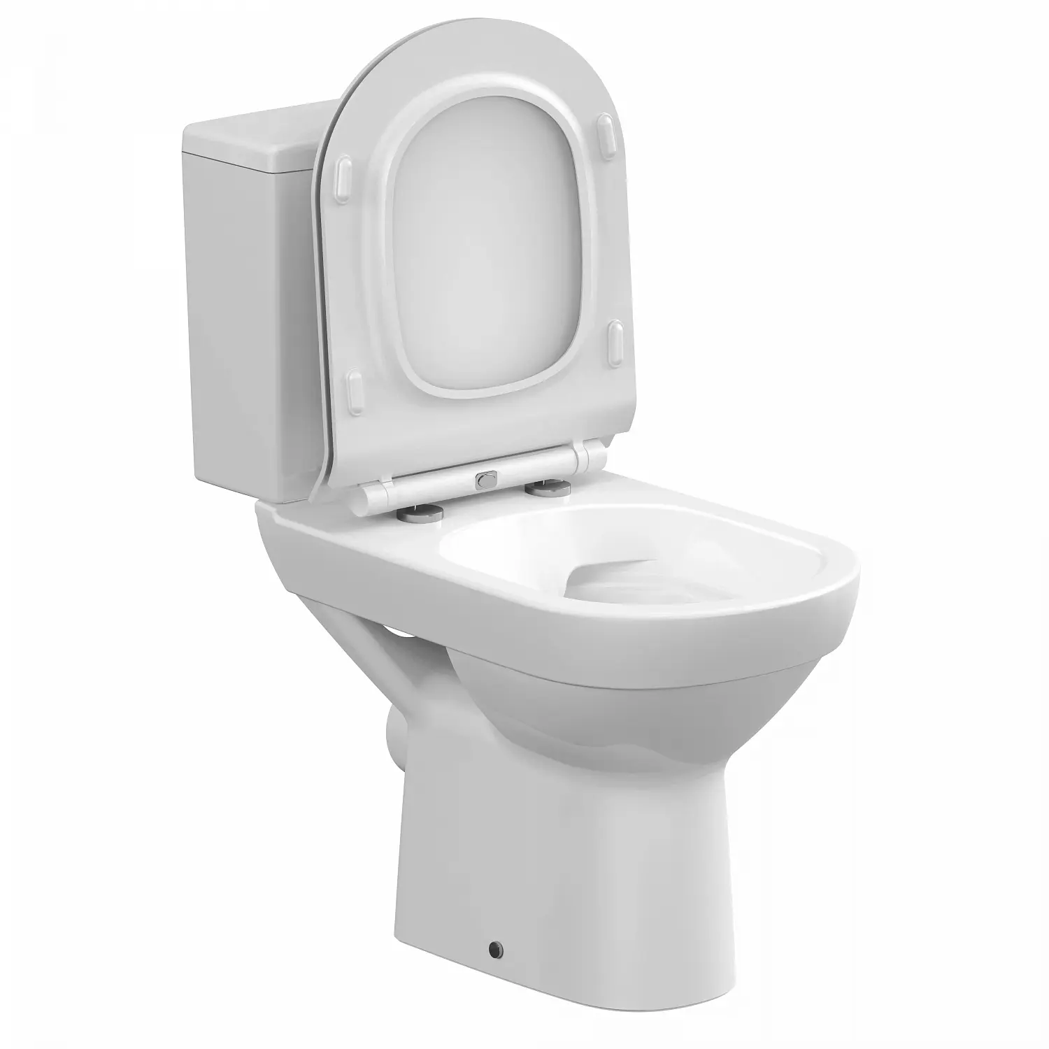Фото Унитаз-компакт Cersanit City NEW CLEAN ON 011 3/5, дюр.slim, lift, e-off, белый, Сорт1 фарфор овальная (S-KO-CIT011-3/5-COn-S-DL-w)