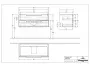 Фото Тумба под раковину Villeroy & Boch Subway 2.0 99x42 A69000FP , Glossy Grey