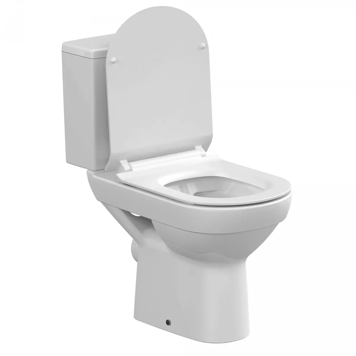 Фото Унитаз-компакт Cersanit City NEW CLEAN ON 011 3/5, дюр.slim, lift, e-off, белый, Сорт1 фарфор овальная (S-KO-CIT011-3/5-COn-S-DL-w)