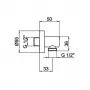 Фото Шланговое подключение Webert Comfort AC0344015