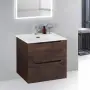 Фото Тумба с раковиной BelBagno Etna 39 60 rovere moro (ETNA39-600/390-2C-SO-RW-P+BB600/390ETL)