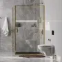 Фото Душевой уголок WasserKRAFT Aisch 120x100 55P10 профиль золото