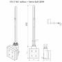 Фото Блок Terma КТХ 3 "МU" хром кабель + Terma-Split 300W