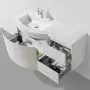Фото Тумба под раковину BelBagno Prospero 120 см PROSPERO-1200-3C-SO-BL-LEFT Bianco Lucido