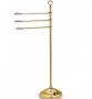 Фото Полотенцедержатель, 3SC, Boheme, стойка, тройной, шгв 250*470*1060, цвет-Polished Gold 24Kt, декоративные элементы-хрусталь Swarovski