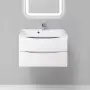 Фото Тумба под раковину BelBagno Marino 75 bianco lucido (MARINO-750-2C-SO-BL-P)