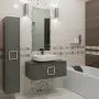Фото Шкаф-пенал La Fenice Cubo Grigio 30 см серый матовый