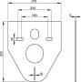 Фото Система инсталляции для унитазов AlcaPlast Sadromodul AM101/1120-4:1RS M70-001