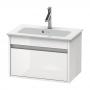 Фото Duravit Ketho База под раковину  410x600x385, 1 выдв.ящик, цвет белый глянцевый