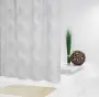 Фото Штора для ванных комнат 3D серый 180*200
