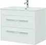 Фото Тумба с раковиной Aquanet Августа 80 белый глянец (00277508+812-80)