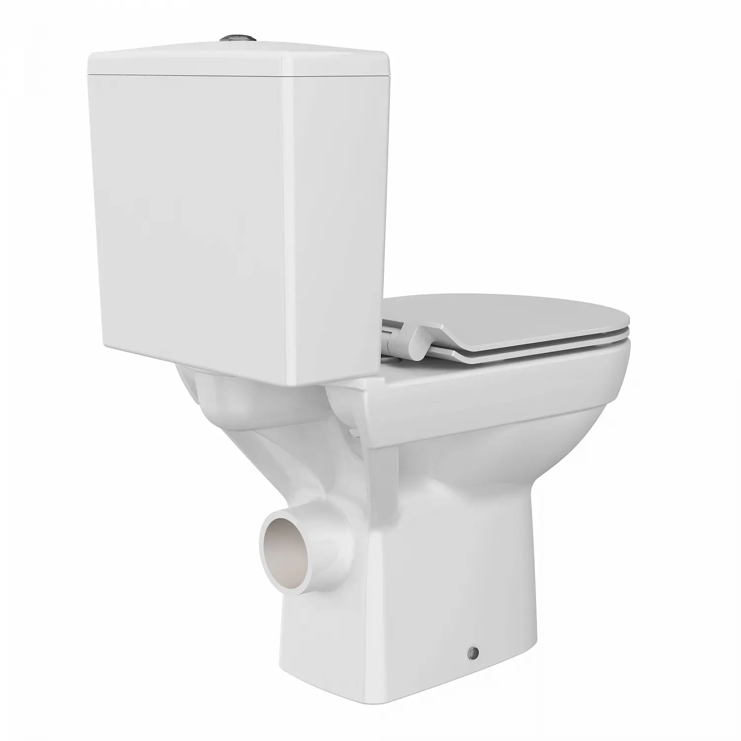 Фото Унитаз-компакт Cersanit City NEW CLEAN ON 011 3/5, дюр.slim, lift, e-off, белый, Сорт1 фарфор овальная (S-KO-CIT011-3/5-COn-S-DL-w)