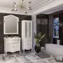 Фото Тумба с раковиной Opadiris Лоренцо 80 белая матовая (Z0000008220+030300-u-01)