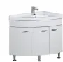 Фото Тумба под раковину Aquanet Корнер 89 см 00158825 R белая