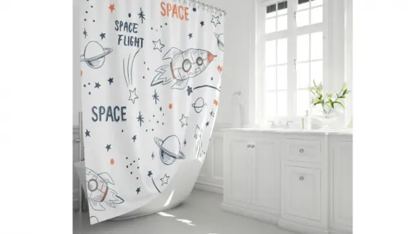 Фото Штора для ванной Fixsen Design  Space (FX-2508)