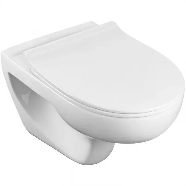 Фото Унитаз с инсталляцией Roca Victoria Rimless 34639300Y+Geberit Duofix 111.300.00.5 безободковый+сиденье ZRU8013900