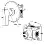 Фото Душевая система Swedbe Platta 5529 встраиваемый c керамическим картриджем