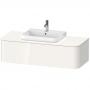 Фото Duravit Happy D.2 Plus Тумба подвесная  354x1300x550мм 1 ящик, цвет: белый глянцевый