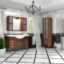 Фото Тумба с раковиной Opadiris Мираж 120 светлый орех (00-00000058+4640021060957)