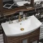Фото Тумба под раковину Opadiris Тибет 75 с художественным стеклом нагал (00-00003883)
