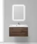 Фото Тумба под раковину BelBagno Marino 90 rovere moro (MARINO-900-2C-SO-RW-P)