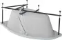 Фото Акриловая ванна Aquanet Capri 170x110 L с каркасом 00205345