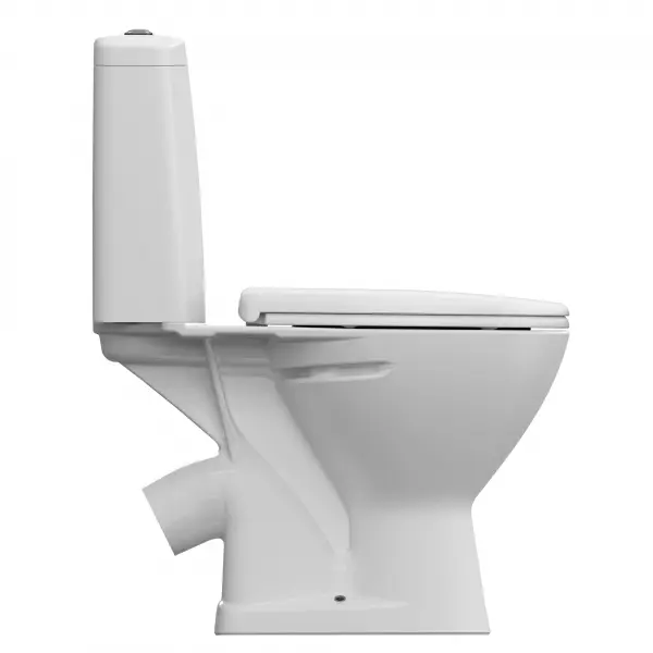Фото Унитаз-компакт Cersanit Just 031, 3/6 с кр.термопл. Lifting, белый, Сорт1 фарфор овальная (S-KO-JUS031-3/6-PL-w)