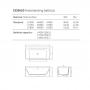 Фото DEA DESIGN Modern Ванна 1800х850хh560 мм отдельностоящая, цвет graphite