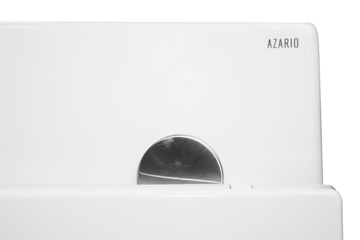 Фото Унитаз приставной Azario Градо 365х570х410 безободковый, смыв "Торнадо", в комплекте с быстросъемным сидением микролифт (AZ-2141D-UQ1)