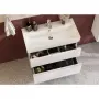 Фото Тумба с раковиной Roca Oleta 80 857640806+3274C500Y подвесная Белый глянец