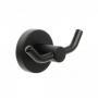 Фото Крючок двойной Fixsen Comfort Black черный матовый (FX-86005A)