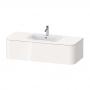 Фото Duravit Happy D.2 Plus Тумба подвесная  354x1300x550мм 1 ящик, цвет: белый глянцевый