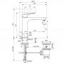 Фото Ideal Standard Ceralife O Смеситель для раковины H119, c донным клапаном, цвет: хром