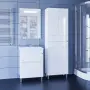 Фото Тумба с раковиной СанТа Лондон 60 напольная, 2 ящика (224005л+Фостер60)