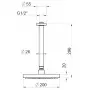 Фото Верхний душ Webert Opera AC0940015PVC