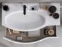 Фото Kerama Marazzi RV.100Lh\WHT.M Тумба Riva/Рива 100 см левая, белая матовая