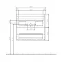 Фото Тумба под раковину Villeroy&Boch Avento 567 x 520 x 447 mm A88900B4
