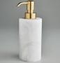 Фото Дозатор для жидкого мыла, 3SC, Baster Round, шгв 65*65*180, колба-Alabaster, цвет дозатора-Matt Satin Bronze