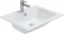 Фото Тумба с раковиной Aquanet Lino 60 белый матовый (00253901+00270160)