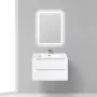 Фото Тумба с раковиной BelBagno Etna 80 bianco lucido (ETNA-800-2C-SO-BL-P+BB800ETL)