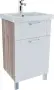 Фото Тумба под раковину IDDIS New Sena 50 напольная белая дерево (NSE50W1i95)