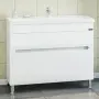 Фото Тумба с раковиной СанТа Лондон (Фостер) 100 напольная, 2 ящика (224009л+Фостер 100)