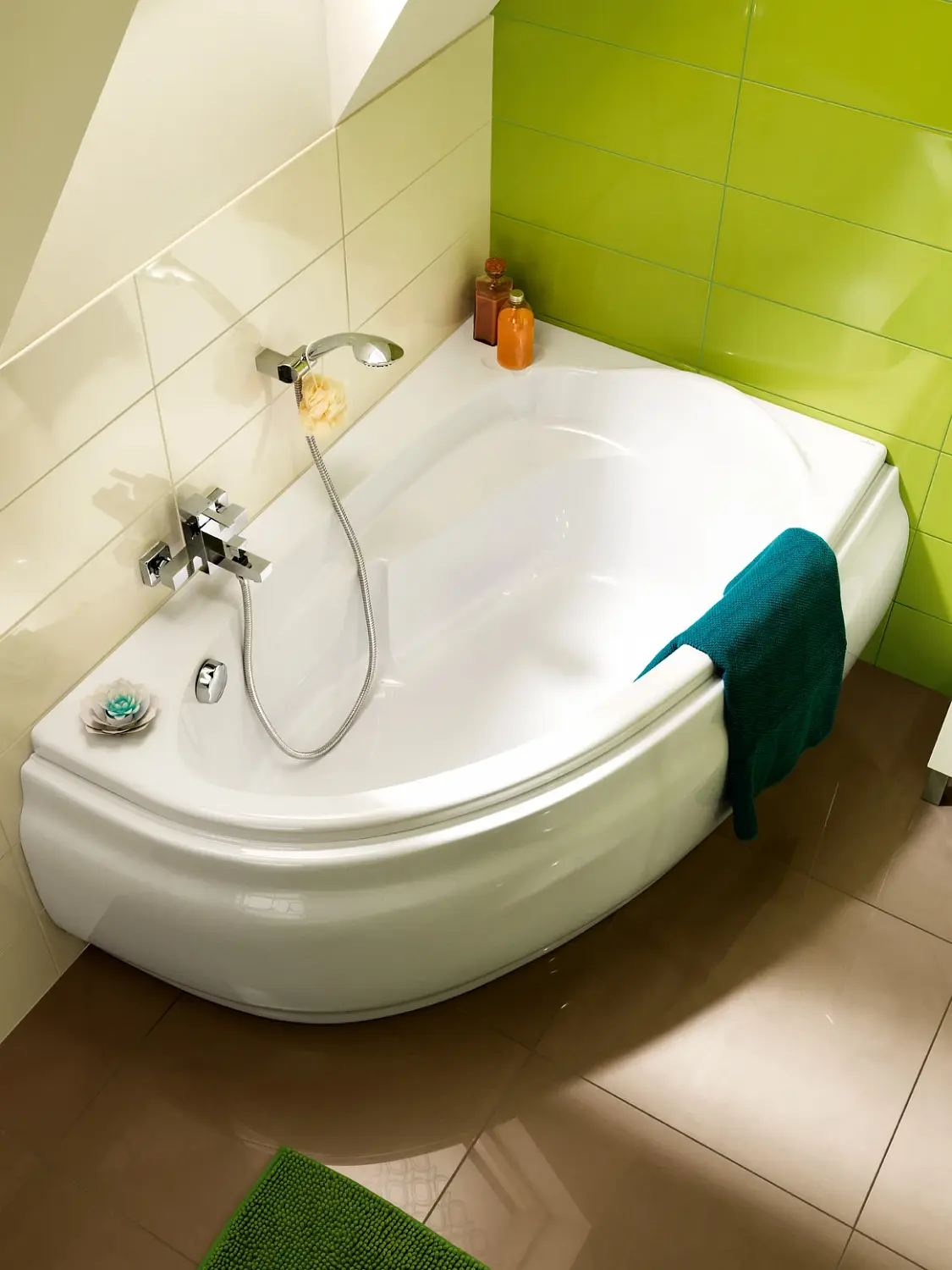 Фото Акриловая ванна Cersanit Joanna 150x95 63337+K-RW-JOANNA*150n с каркасом