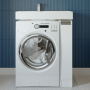 Фото Тумба с раковиной AQUATON Лондри 20 L, под стиральную машину (1A2361K0LH010)