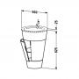 Фото Duravit Starck 1 Тумба напольная 600x560xh825 мм, для раковины #040658, с 2мя дверцами, 1 полка, цвет: oak