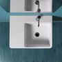 Фото SIMAS Top e lavabi d'arredo раковина накладная/подвесная 60х45 с 1  отв. под смеситель правая ,цвет белый