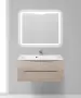 Фото Тумба под раковину BelBagno Marino 100 rovere grigio (MARINO-1000-2C-SO-RG-P)