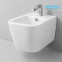 Фото Artceram A16 Биде подвесное 36х52см., 1 отв., saniglaze, с креплениями, цвет: белый