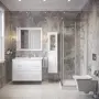 Фото Тумба с раковиной STWORKI Хадстен 100 белая